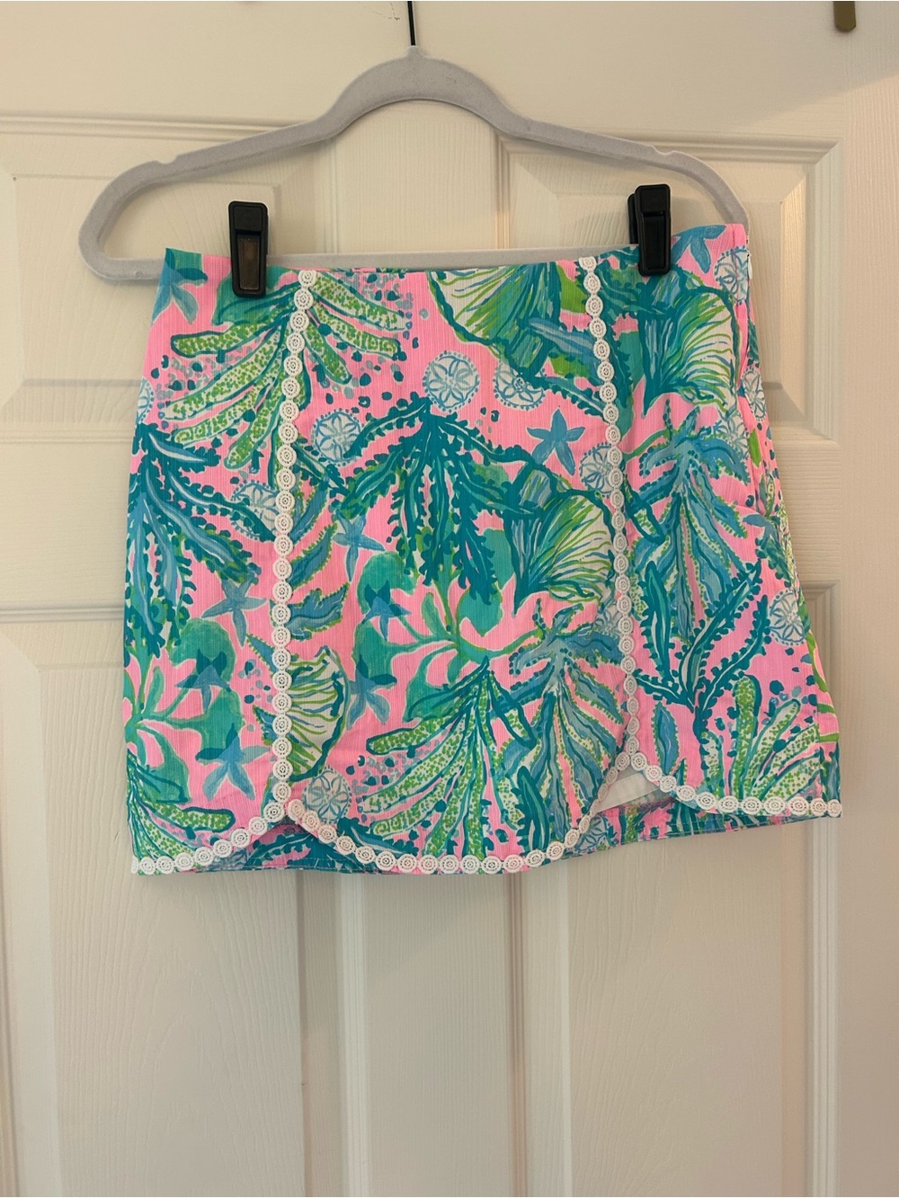 Lilly Pulitzer Pink & Green Printed Skort